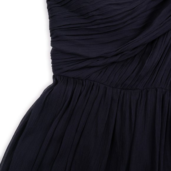NEW J. CREW navy Lucienne Bridesmaid Dress in Silk Chiffon size 6 - Picture 5 of 9